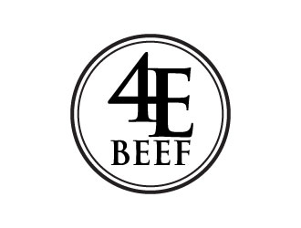 4E Beef logo design by J0s3Ph