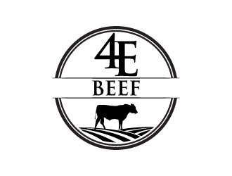 4E Beef logo design by J0s3Ph