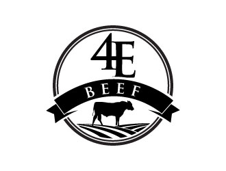 4E Beef logo design by J0s3Ph