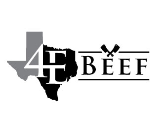 4E Beef logo design by REDCROW