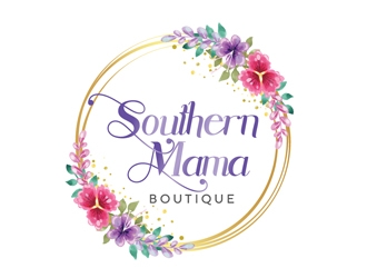 Southern Mama Boutique logo design by Roma