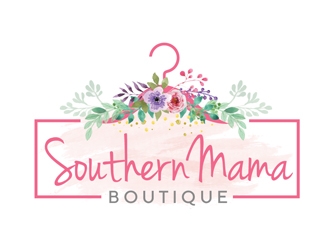 Southern Mama Boutique logo design by Roma