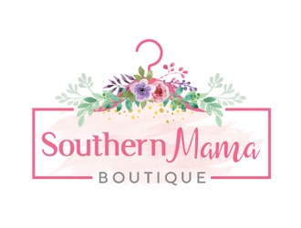 Southern Mama Boutique logo design by Roma