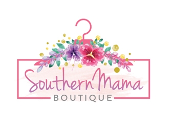 Southern Mama Boutique logo design by Roma