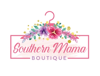 Southern Mama Boutique logo design by Roma