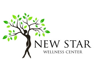 New Star Wellness Center logo design by jetzu