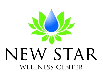 New Star Wellness Center logo design by jetzu