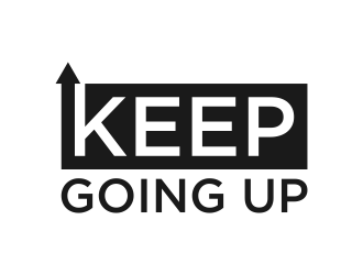 Keep Going Up logo design by almaula