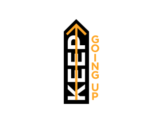 Keep Going Up logo design by almaula