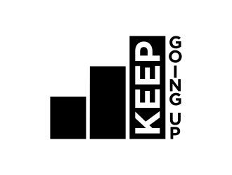 Keep Going Up logo design by almaula