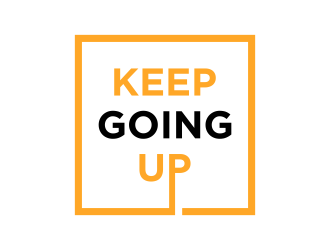 Keep Going Up logo design by haidar