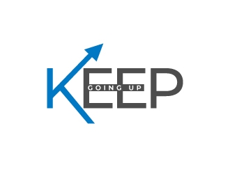 Keep Going Up logo design by Rock