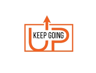 Keep Going Up logo design by Foxcody