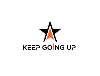 Keep Going Up logo design by Foxcody