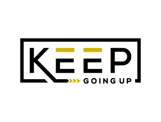 Keep Going Up logo design by BrainStorming