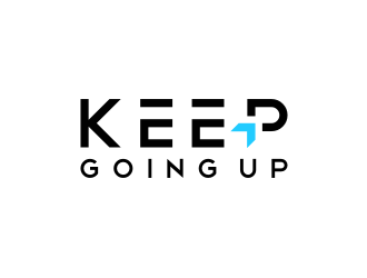 Keep Going Up logo design by uptogood