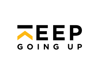 Keep Going Up logo design by uptogood