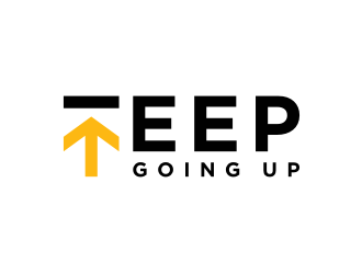 Keep Going Up logo design by uptogood