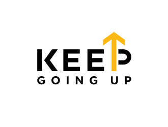 Keep Going Up logo design by uptogood