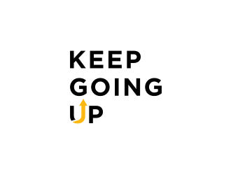 Keep Going Up logo design by uptogood