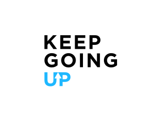 Keep Going Up logo design by uptogood