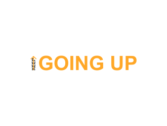 Keep Going Up logo design by luckyprasetyo