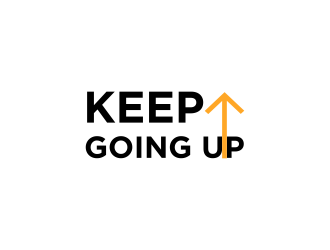 Keep Going Up logo design by luckyprasetyo