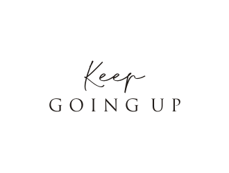 Keep Going Up logo design by bricton