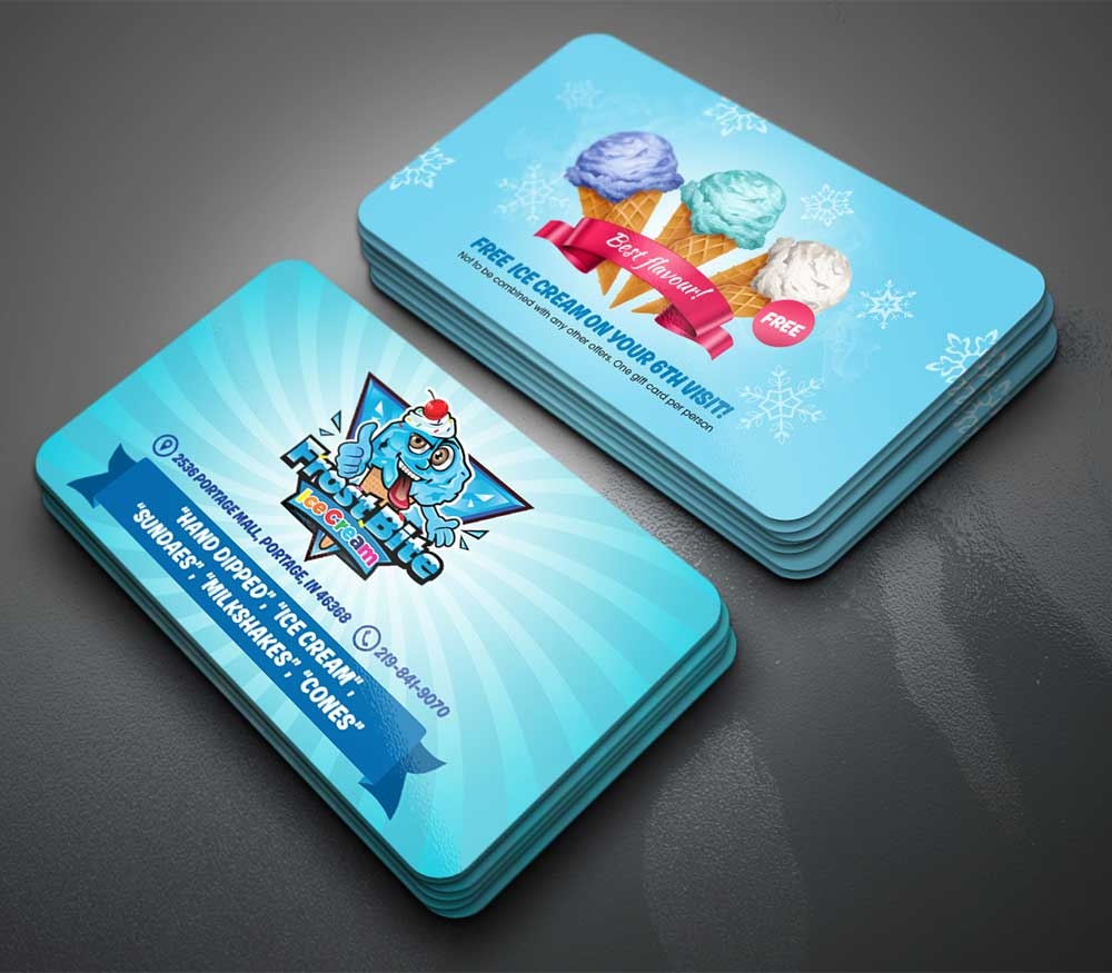 Frostbite Ice Cream logo design by yoecha