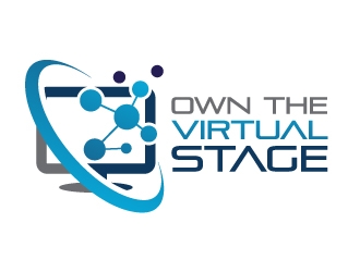 Own the Virtual Stage logo design by kgcreative