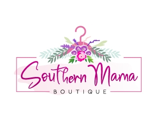 Southern Mama Boutique logo design by MUSANG