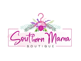 Southern Mama Boutique logo design by MUSANG