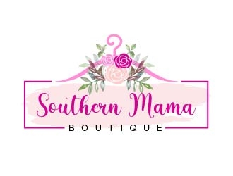 Southern Mama Boutique logo design by usef44