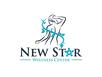 New Star Wellness Center logo design by Kirito