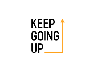 Keep Going Up logo design by alby