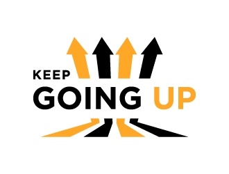 Keep Going Up logo design by akilis13