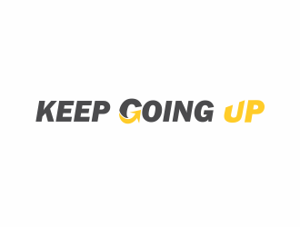 Keep Going Up logo design by up2date