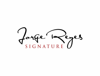 Jorge Reyes Signature logo design by hopee