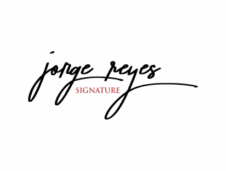 Jorge Reyes Signature logo design by hopee