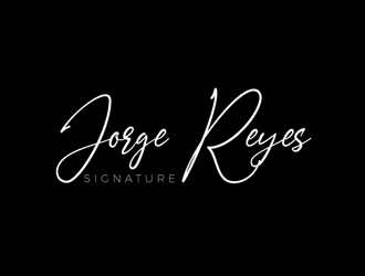 Jorge Reyes Signature logo design by gilkkj