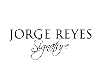 Jorge Reyes Signature logo design by cikiyunn