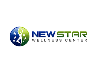 New Star Wellness Center logo design by enzidesign