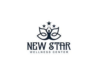 New Star Wellness Center logo design by enzidesign