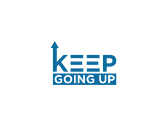 Keep Going Up logo design by haidar