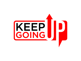 Keep Going Up logo design by denfransko