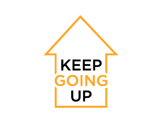 Keep Going Up logo design by denfransko