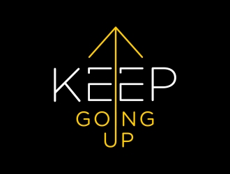 Keep Going Up logo design by aura