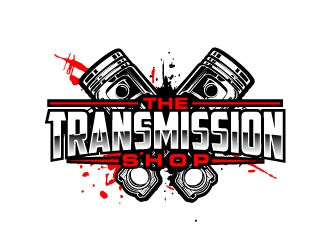 The Transmission Shop logo design by AamirKhan