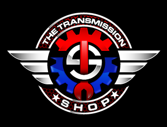 The Transmission Shop logo design by Suvendu