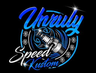 Unruly speed kustom  logo design by Suvendu